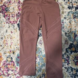 Lululemon Athletica Dusty Rose Crop Leggings